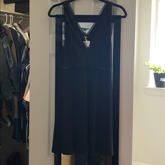 Free People Black Cutout Dress - Picture 1 of 4